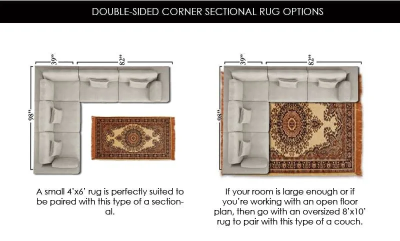 Area rug placement