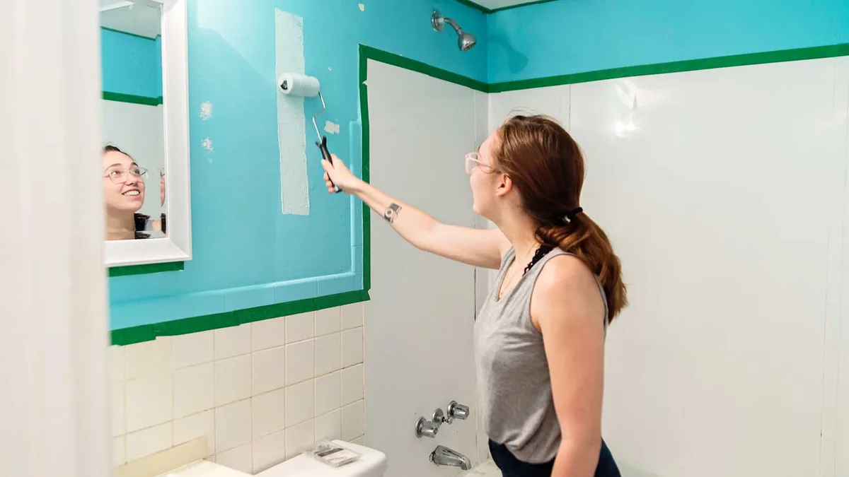 Bathroom-grade paint