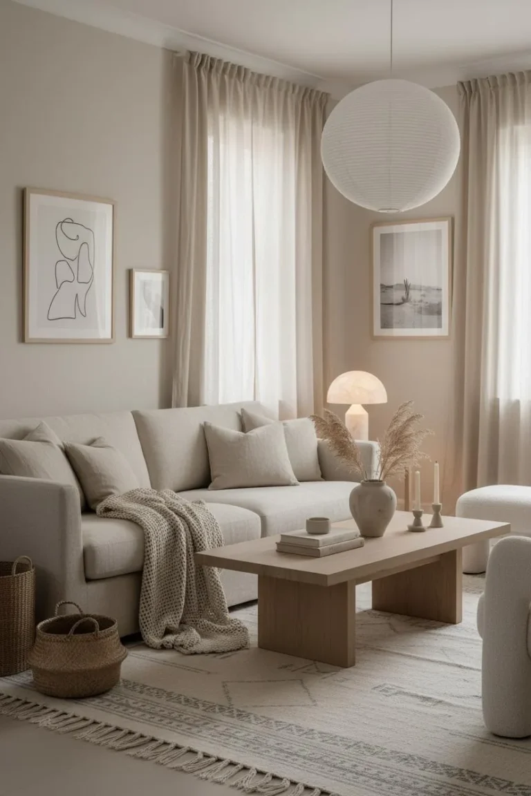 How to decorate a living room on a budget