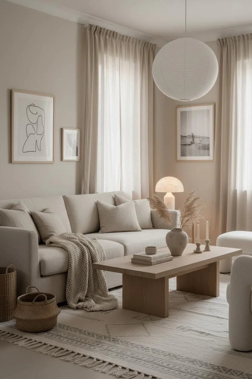 How to decorate a living room on a budget