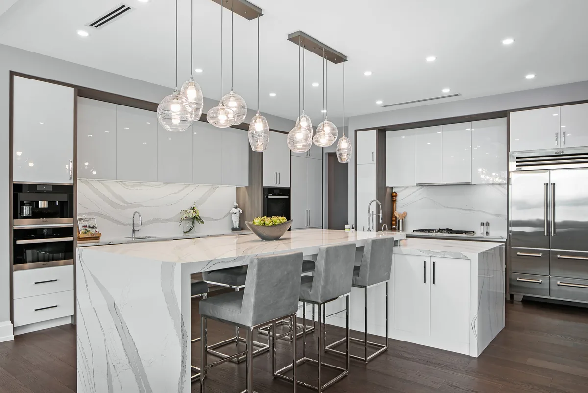 How to decorate above kitchen cabinets