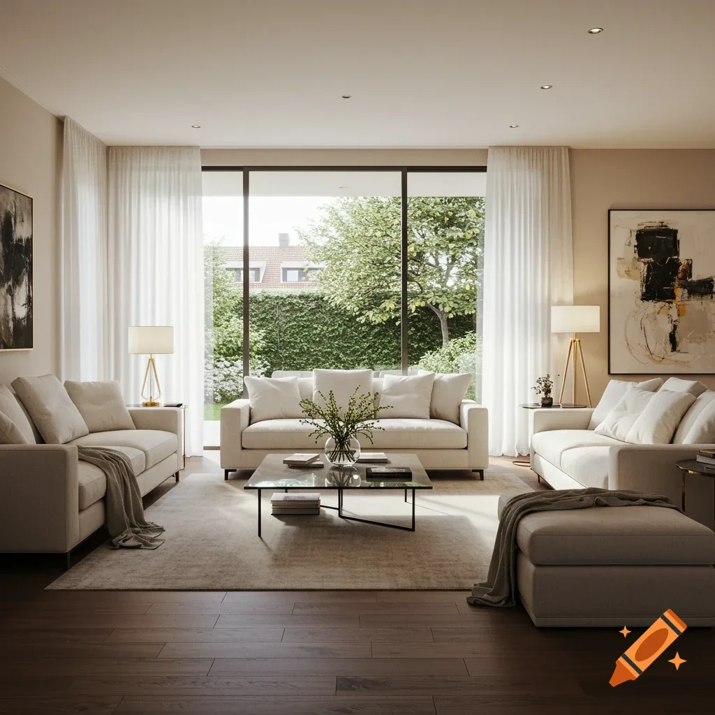 How to make a living room look bigger