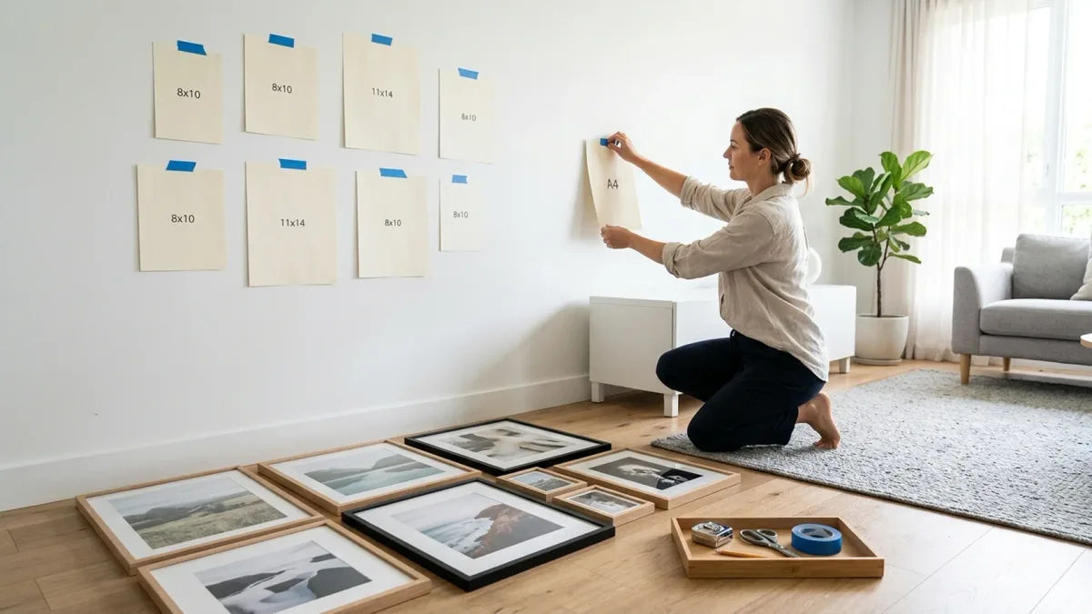 Paper template method