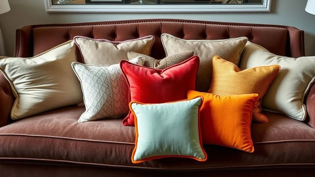 Throw pillows