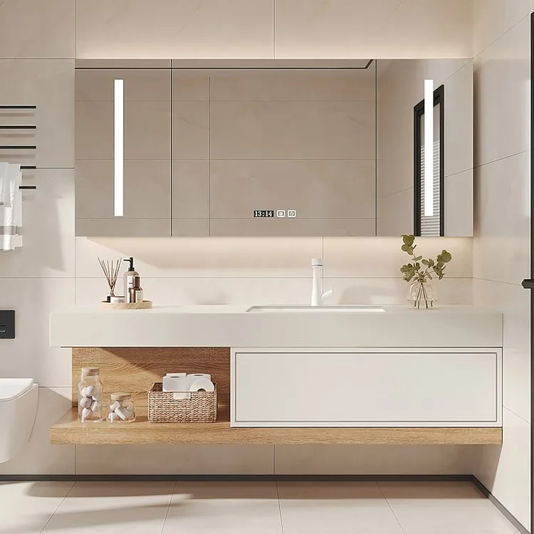Wall-mounted vanity