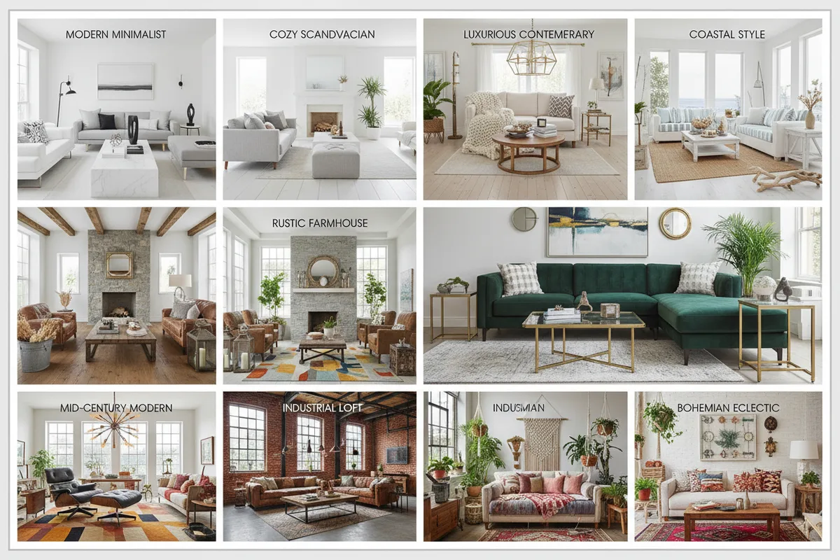 What are the most popular home decor styles